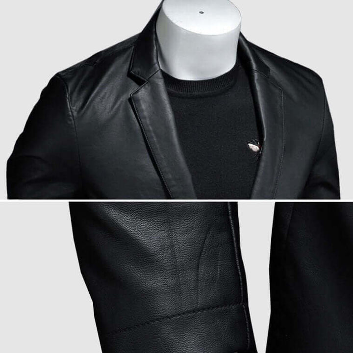 Drune | Herren Rohlederjacke