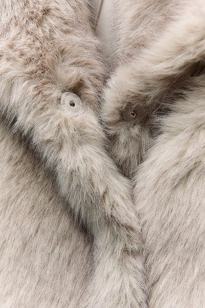 Drune | Eleganter Pelz-Wintermantel Damen