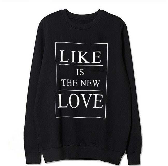 Damen Sweatshirt mit kreativem Schriftzug und lässiger Passform Drune