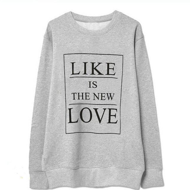 Damen Sweatshirt mit kreativem Schriftzug und lässiger Passform Drune