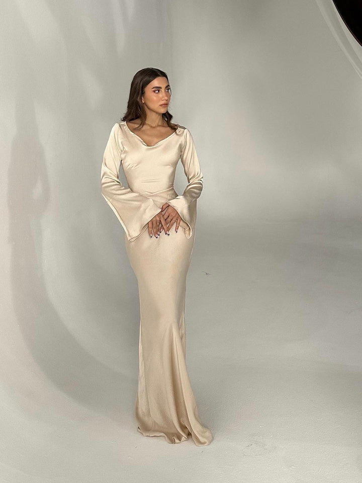 Drune | Leichte Maxikleid mit Romantischem Schnitt