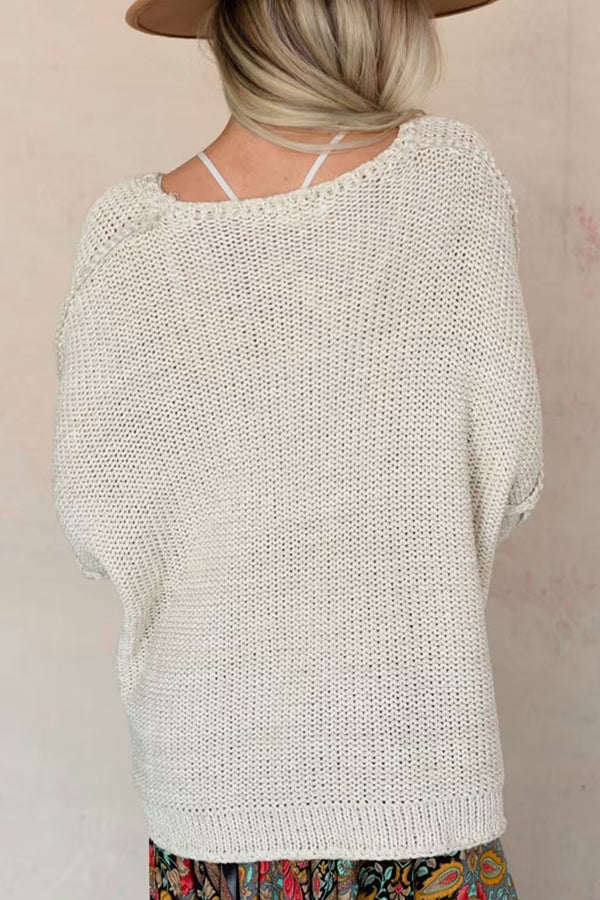 Drune | Strickpullover mit Rundhalsausschnitt für täglichen Komfort