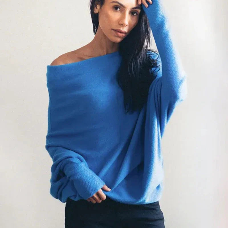 Drune | Luxus Pullover Sweater Mit Offener Hals