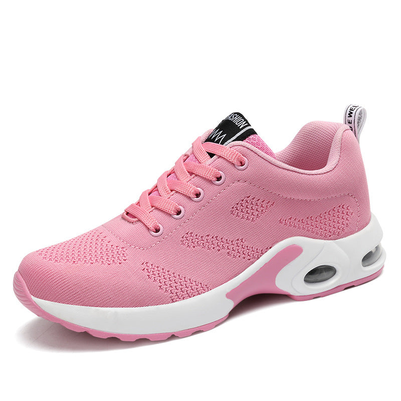 Damen nan atmungsaktive Strick-Laufschuhe mit Luftpolster und stoßabsorbierender Sohle Drune