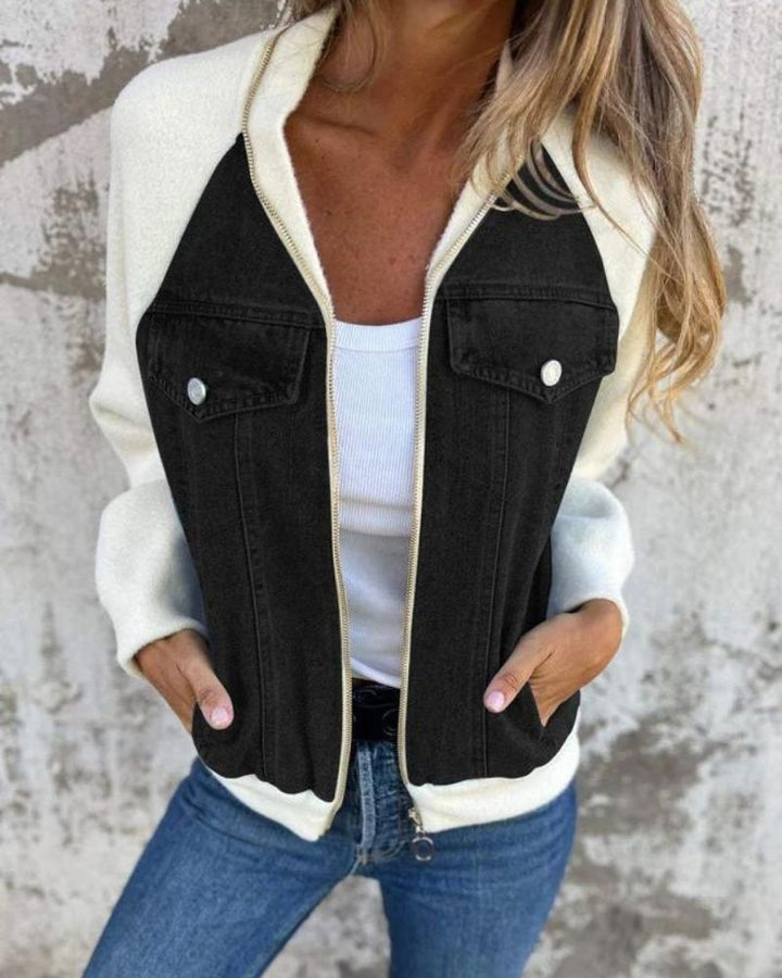 Drune | Moderne Jacke Aus Denim Stoff