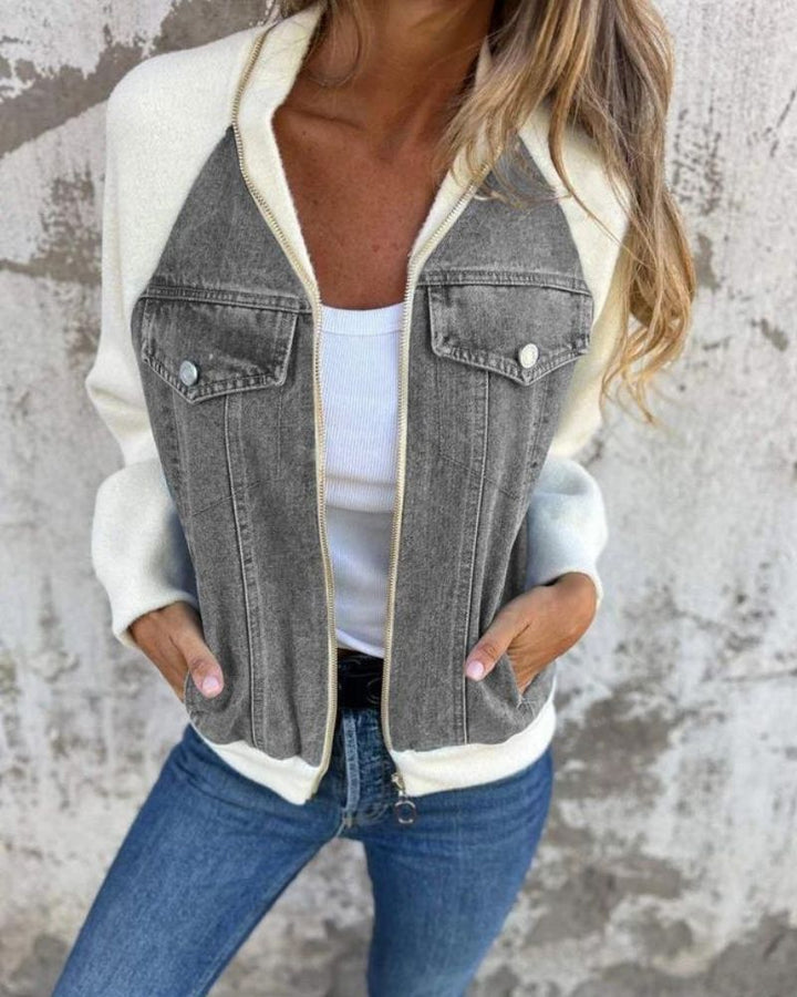 Drune | Moderne Jacke Aus Denim Stoff