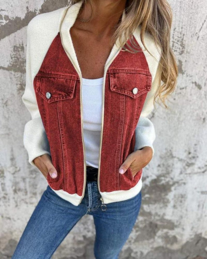 Drune | Moderne Jacke Aus Denim Stoff