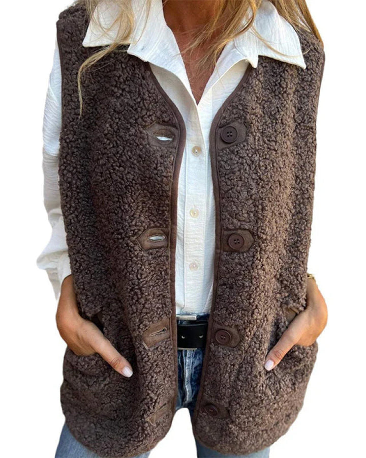 Drune | Damen Herbst Knöpfli Kurz Warm
