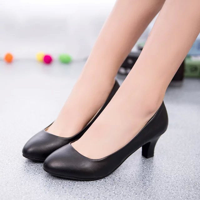 Damen elegante Pumps mit komfortablem Blockabsatz und stilvollem Design Drune