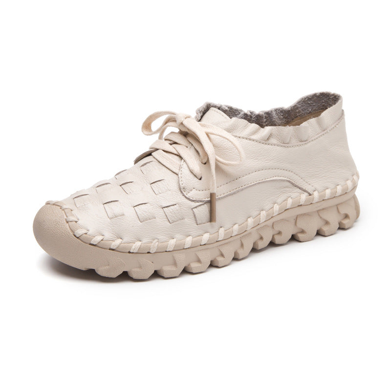 Drune | Retro Künstlerisch Echtes Leder Damen Schuhe