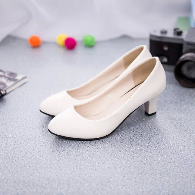 Damen elegante Pumps mit komfortablem Blockabsatz und stilvollem Design Drune