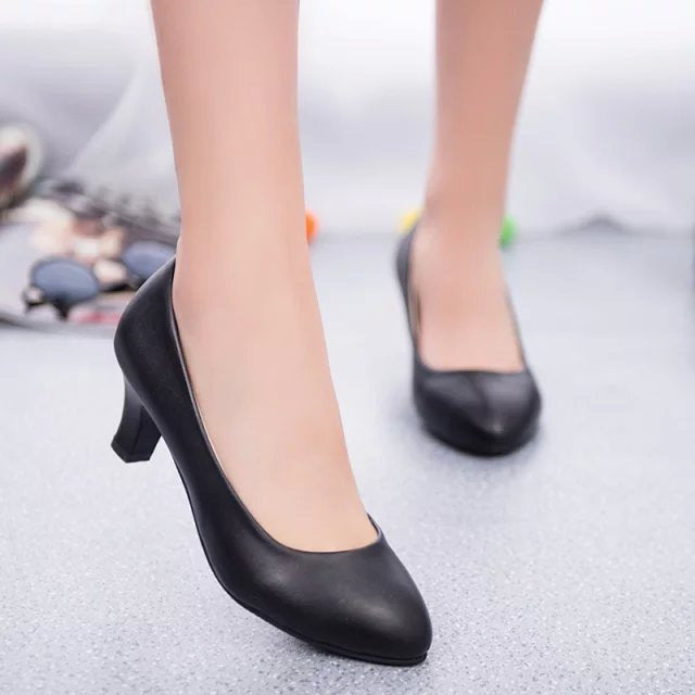 Damen elegante Pumps mit komfortablem Blockabsatz und stilvollem Design Drune