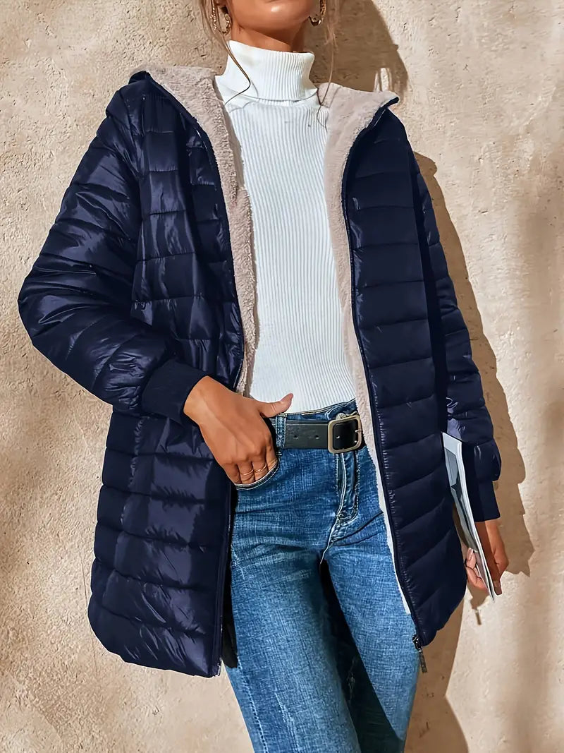 Drune | Fleece gefütterte Jacke mit Reißverschluss