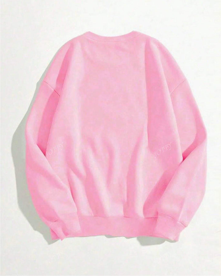 Drune | Geschnittener Weihnachtsprint Pullover