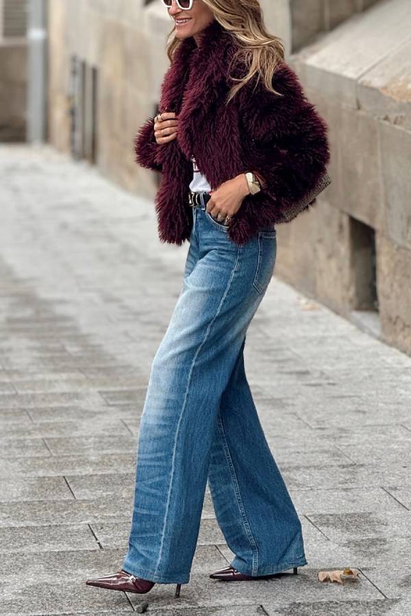 Drune | Fuchsia Hue Fleece Jacke