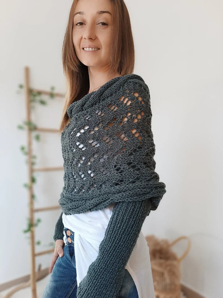 Drune | Bequemer Strickschal