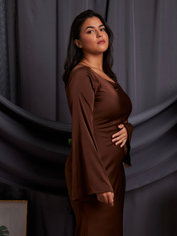 Drune | Leichte Maxikleid mit Romantischem Schnitt
