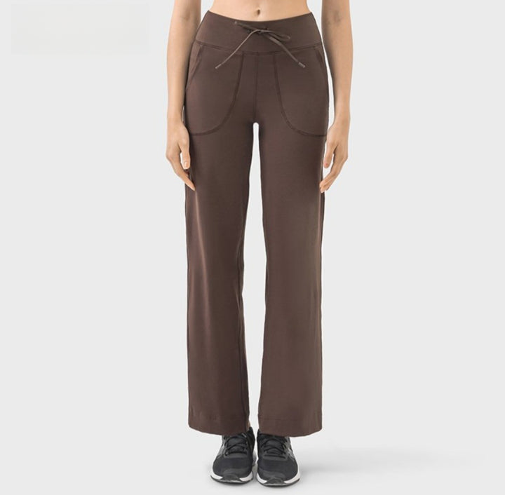 Drune | Hochelastische Yoga-Sporthose mit Kordelzug