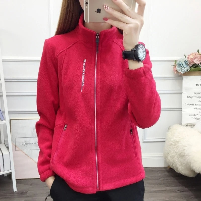 Drune | Warme Winter Fleece Jacke für Damen