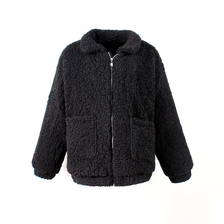 Damen Kuschelige Fleecejacke mit Reißverschluss Drune