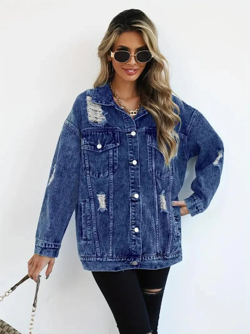 Drune | Oversized Jeansjacke für Damen