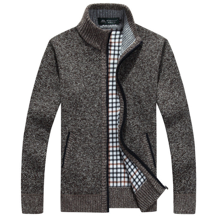 Drune | Herren Full-Zip Strickjacke