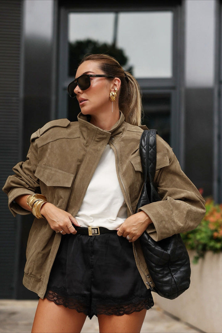 Drune | Look Strukturierten Jacke