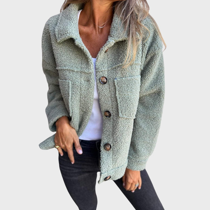 Drune | Herbst Teddy Stoffjacke