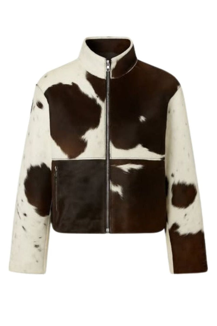 Drune | Stylish lightweight jacket with leopard print