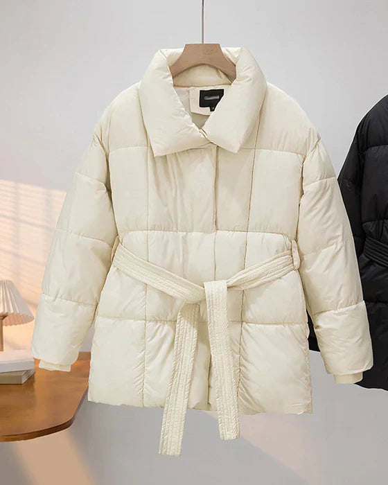 Drune | Steppjacke mit Revers In Einer Dezenten Farbe
