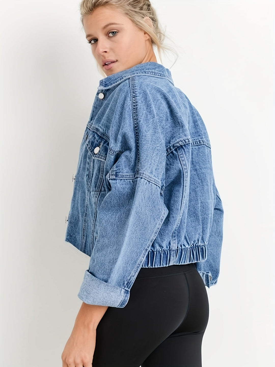 Drune | Jeansjacke mit Reverskragen für Den Herbst