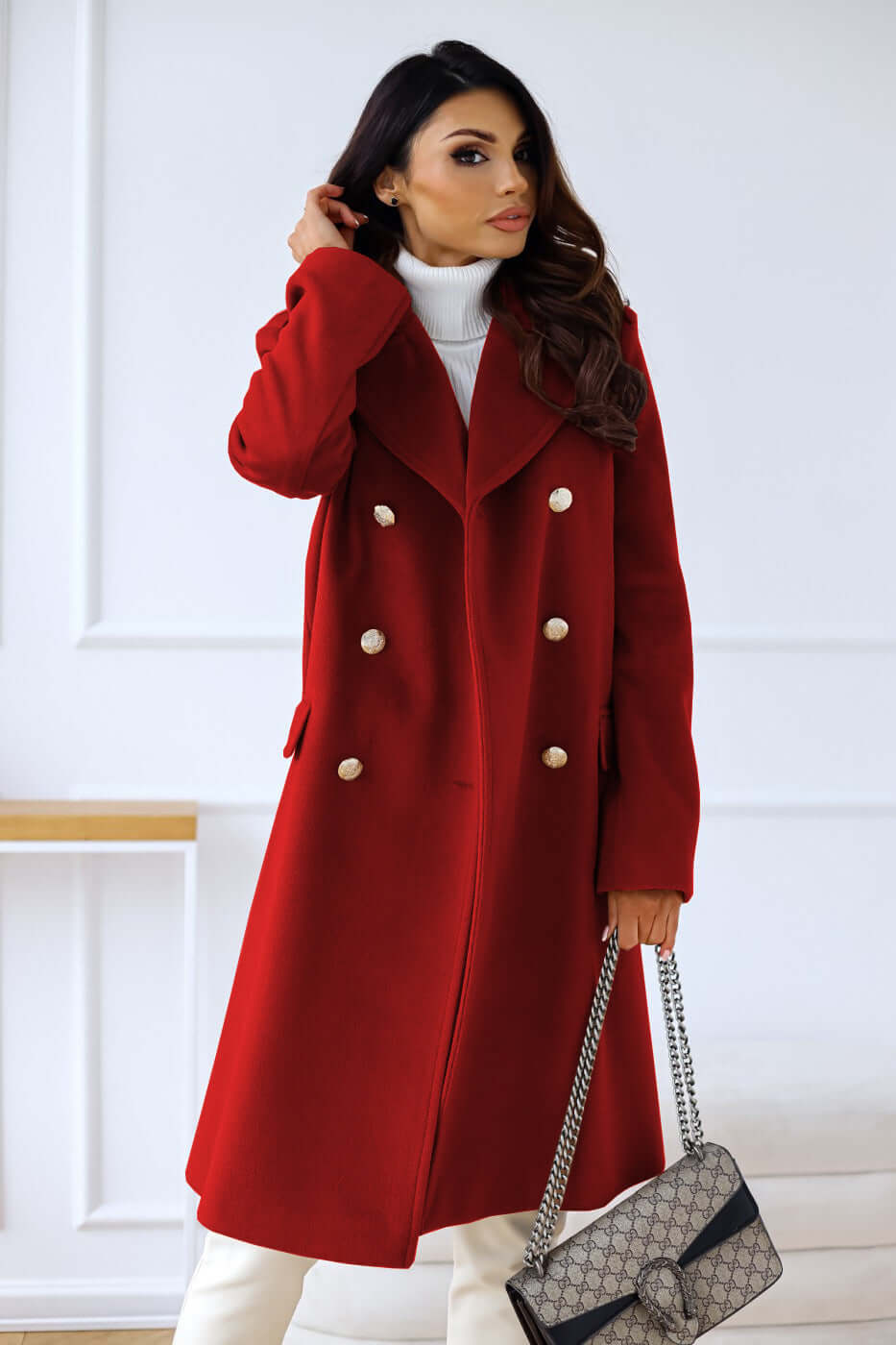 Drune | Damen Taillierte Doppelreiherjacke