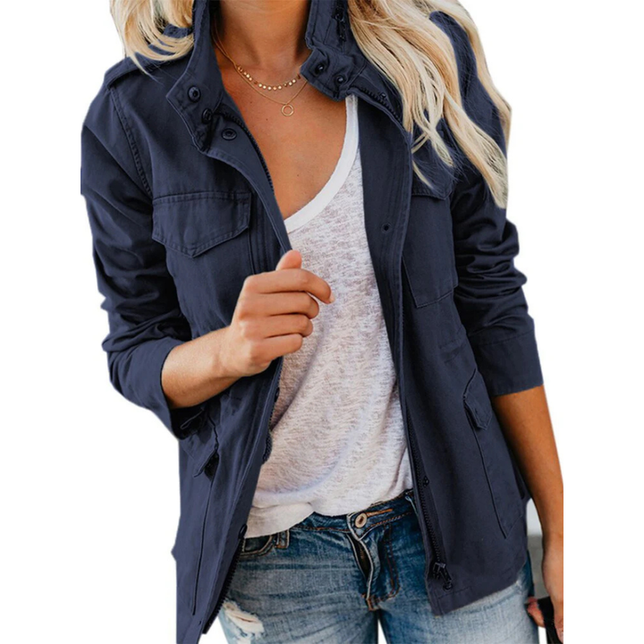 Drune | Utility-Jacke - Mehrzwecktasche mit Stehkragen