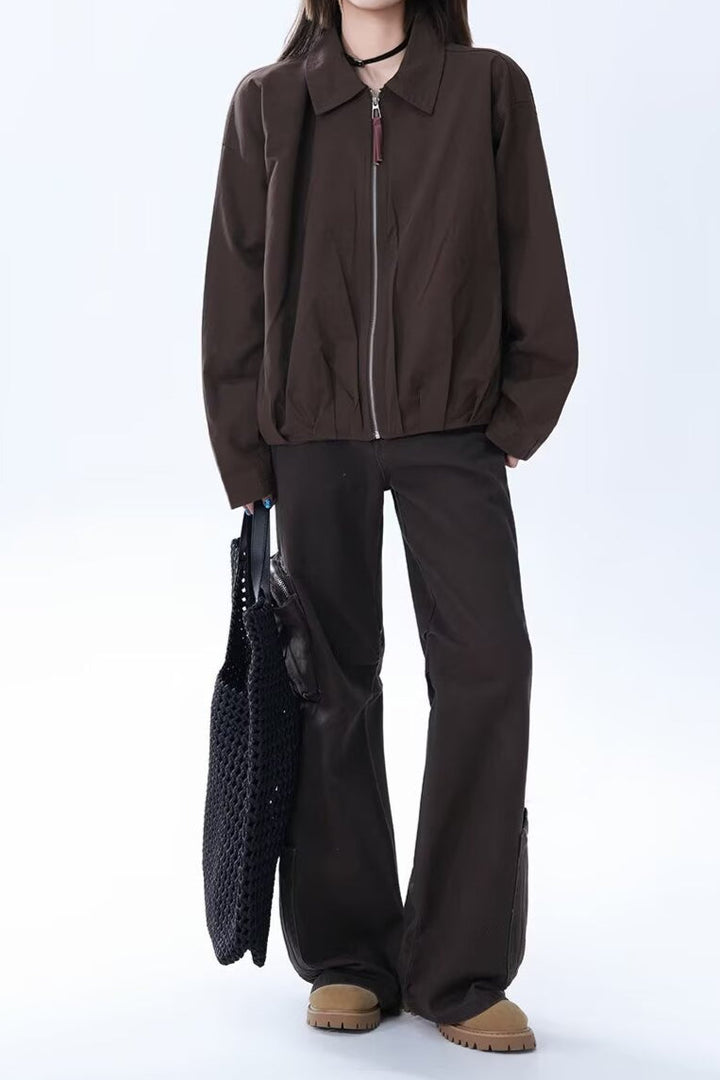 Drune | Faux Leder Entspannte Jacke