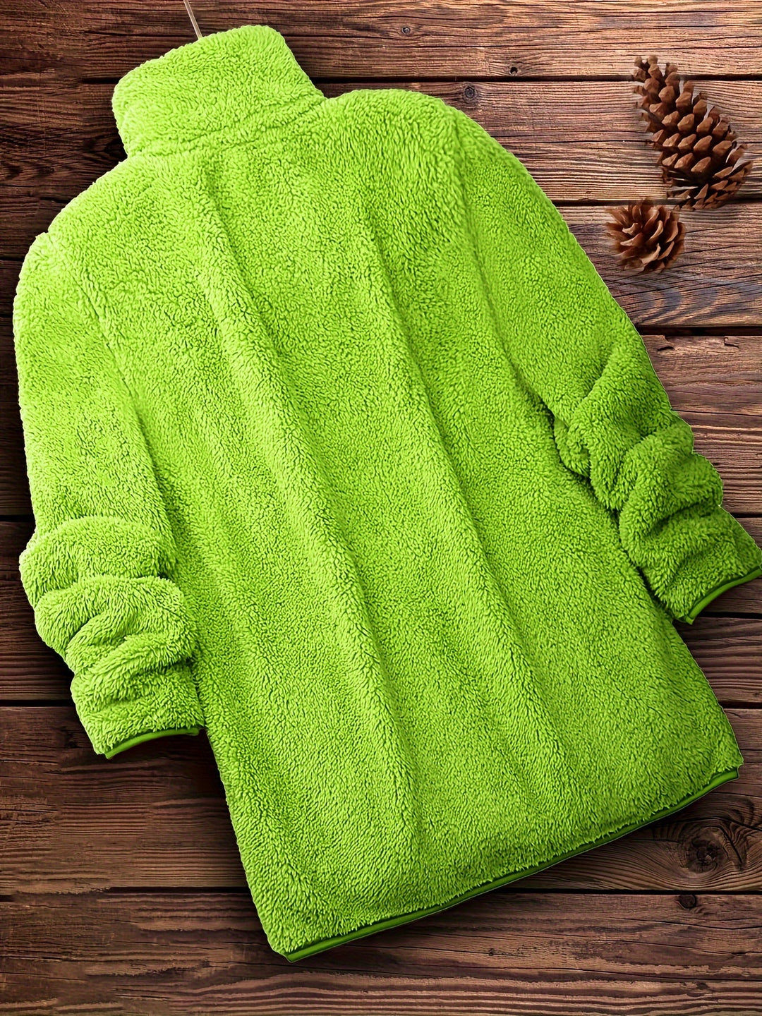 Drune | Plüschjacke Polyester Weich und Warm