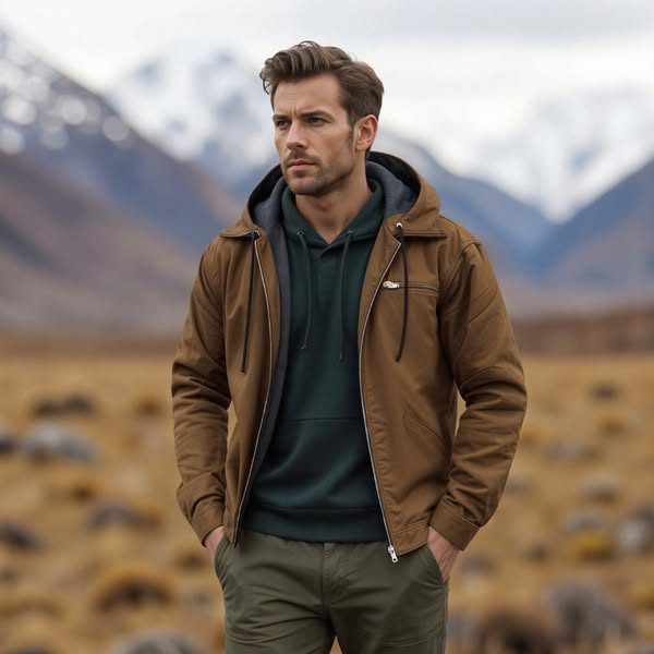 Drune | Klassische Vintage Jacke