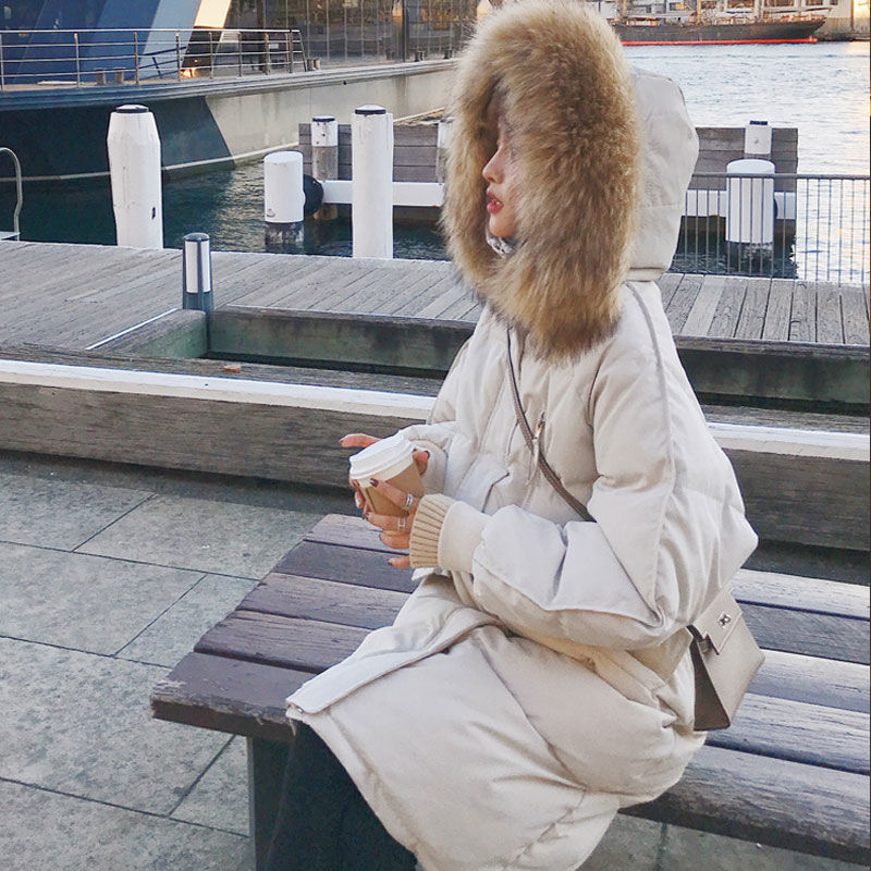 Drune | Gepolstertes Jacket mit Pelzkragen für Damen