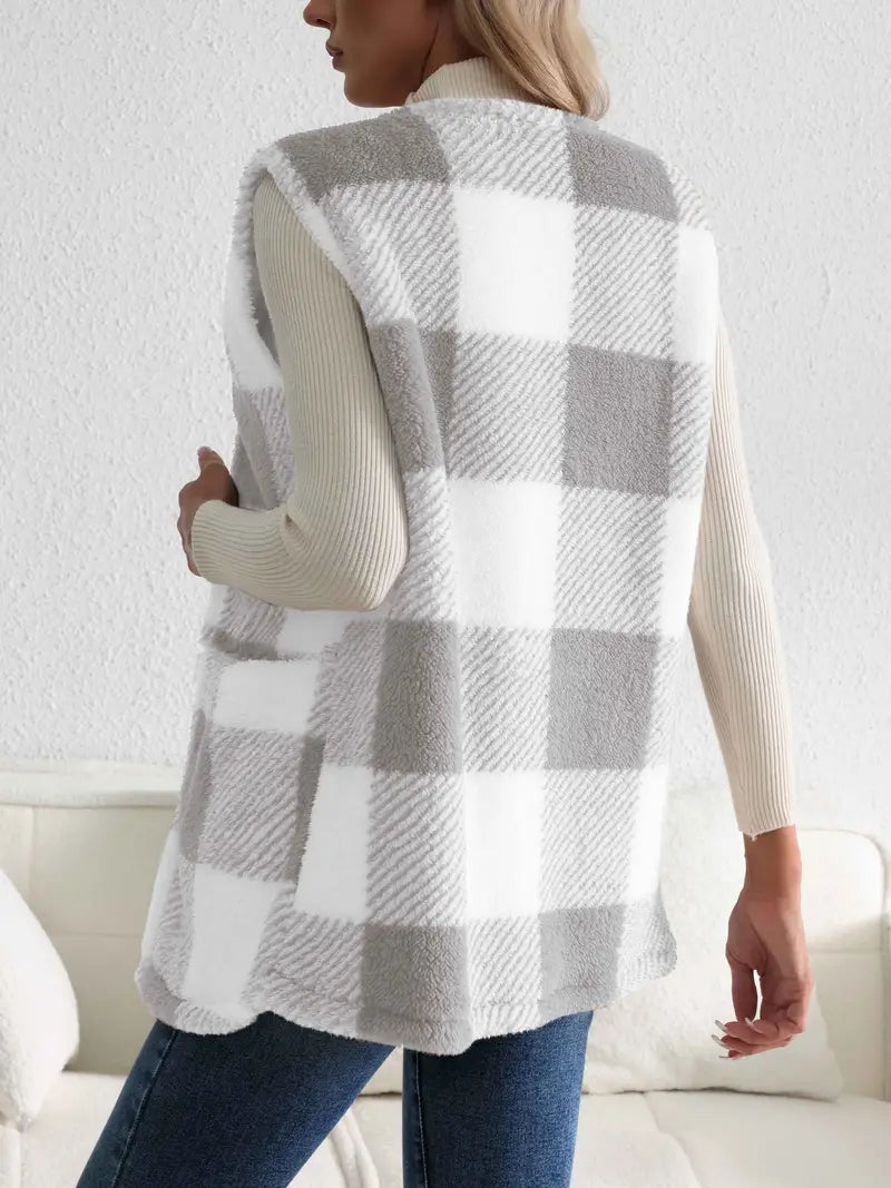Drune | Sherpa Check Weste