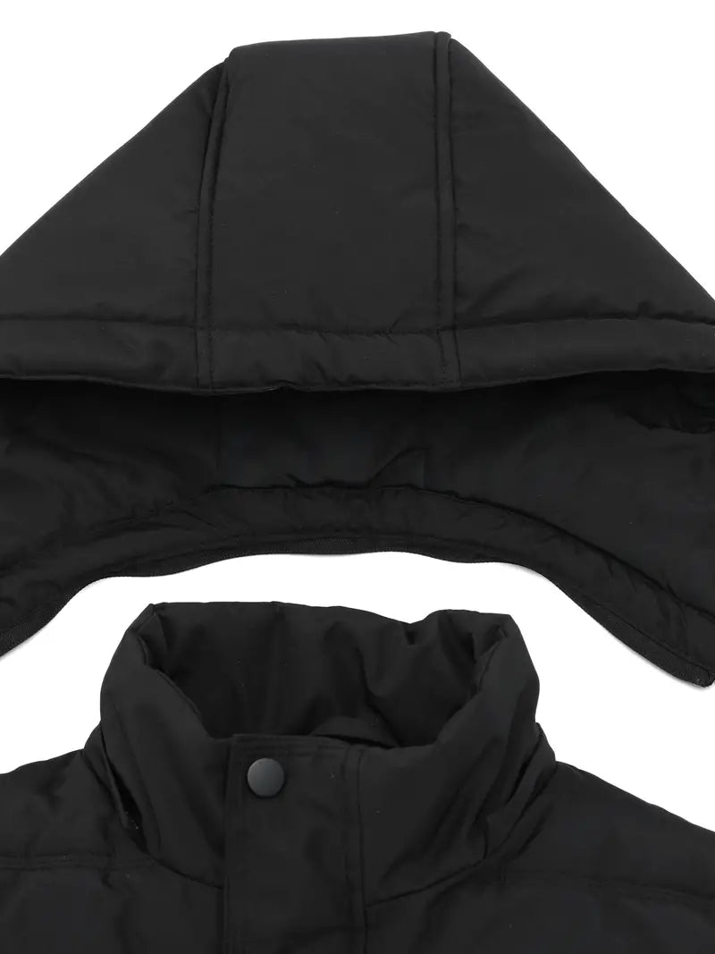 Drune | Herren Winterjacke - Wasserabweisender Puffer mit Kapuze