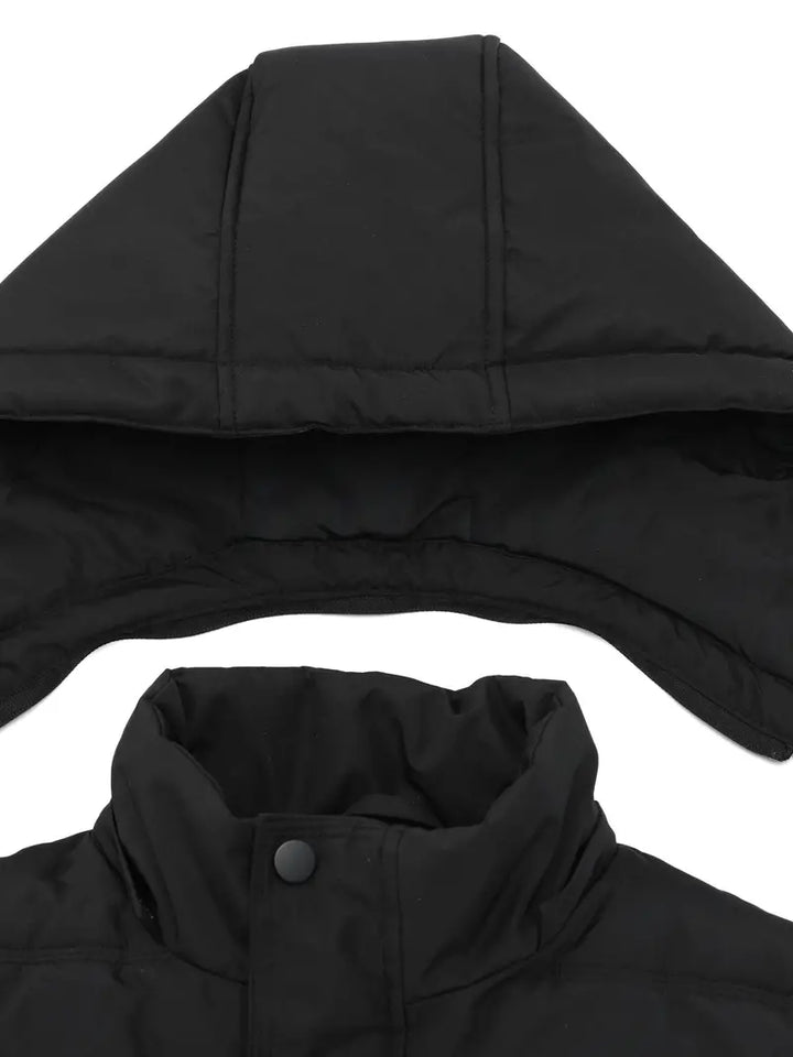 Drune | Herren Winterjacke - Wasserabweisender Puffer mit Kapuze