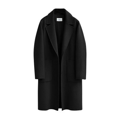 Drune | Langer Wollmantel für Damen