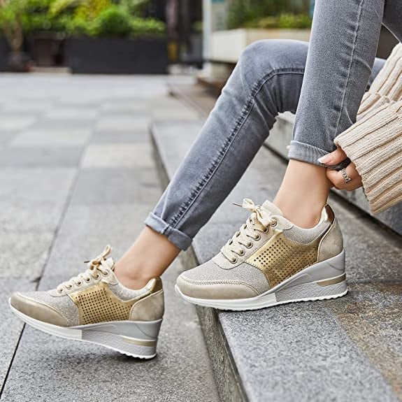 Drune | High-Heel-Sneaker mit Keildesign Für Frauen