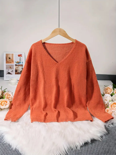 Drune | V-Ausschnitt Pullover Mit Feiner Struktur