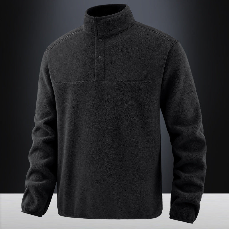 Drune | Luxuriöse Fleece-Weste mit Knöpfen für Herren