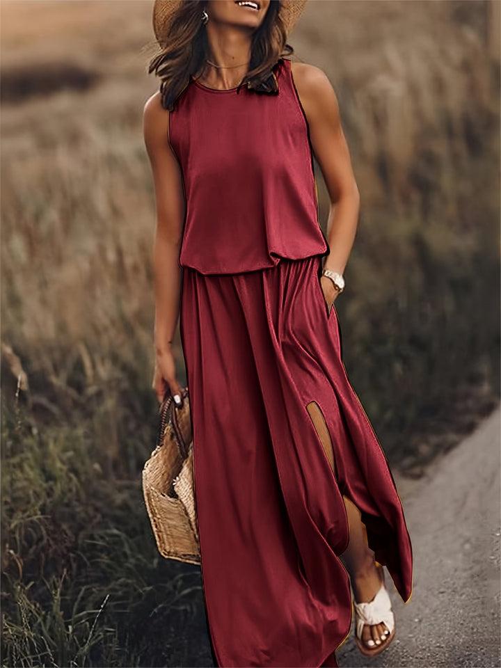 Drune | Schlichtes Boho Maxikleid Aus Modal Für Damen