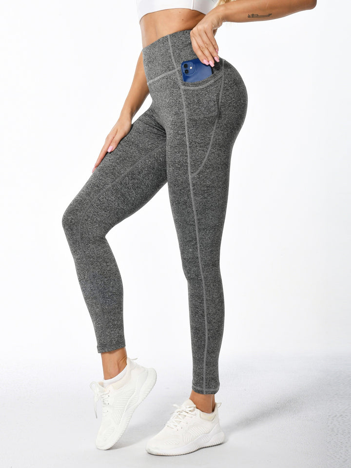 Drune | Weiche Dehnbare Damen Sportleggings Mit Pohebehebung Und Taschen