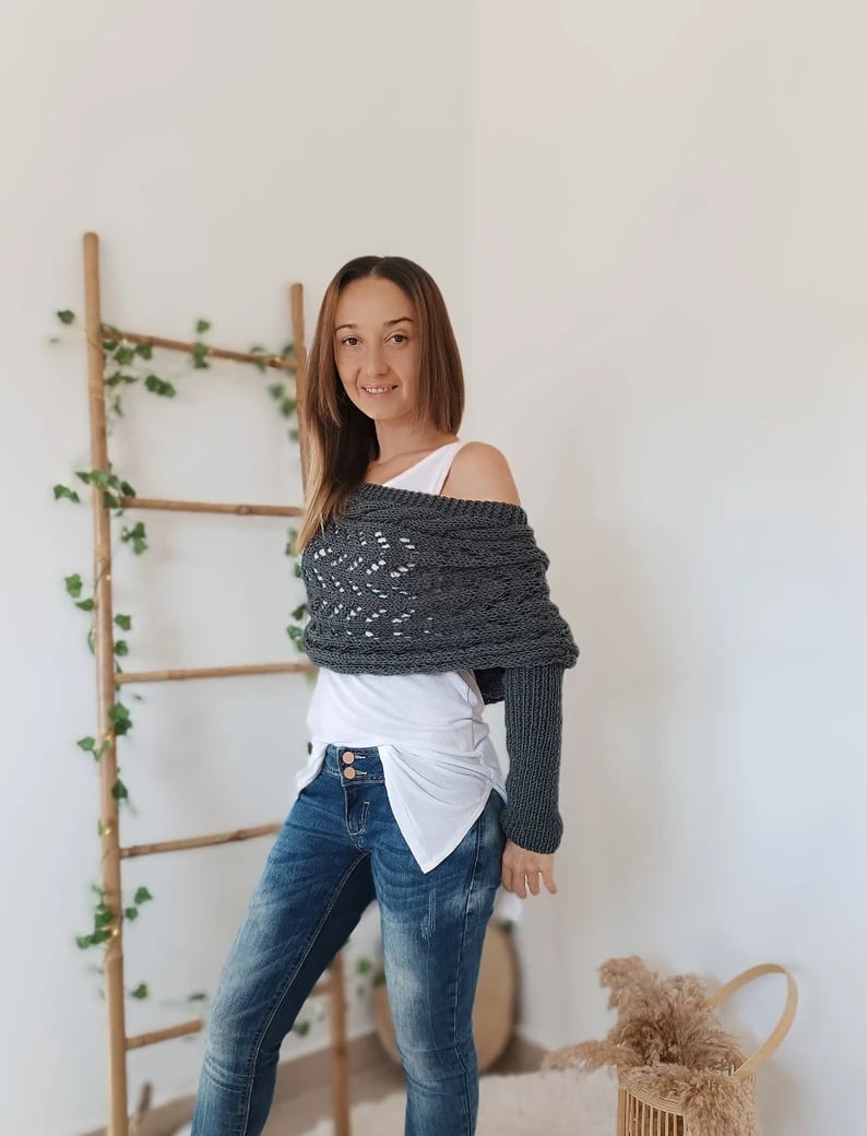 Drune | Bequemer Strickschal
