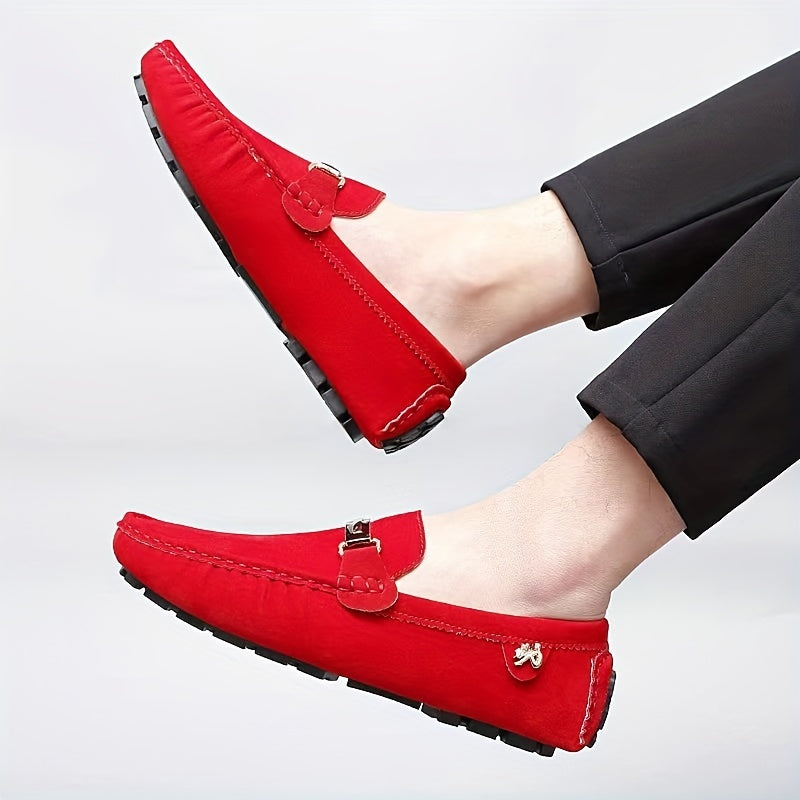 Drune | Bequeme Metallische Mokassins
