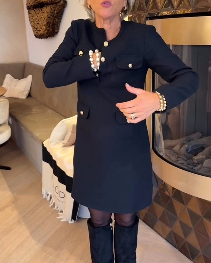 Drune | Schlankes Kleid Im Chanel Stil