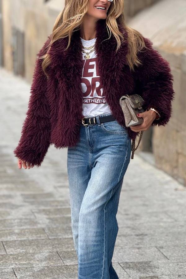 Drune | Fuchsia Hue Fleece Jacke